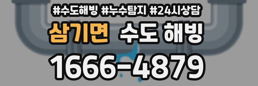 삼기면 수도 해빙