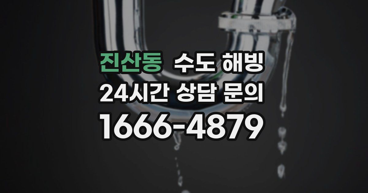 진산동 수도 해빙