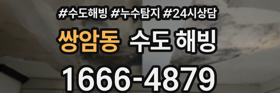 쌍암동 수도 해빙