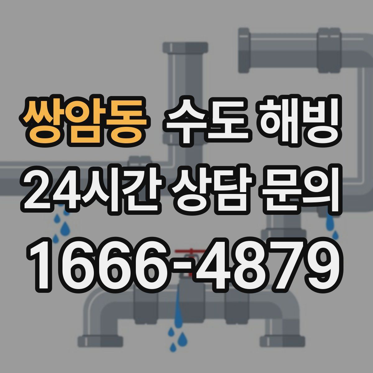 쌍암동 수도 해빙