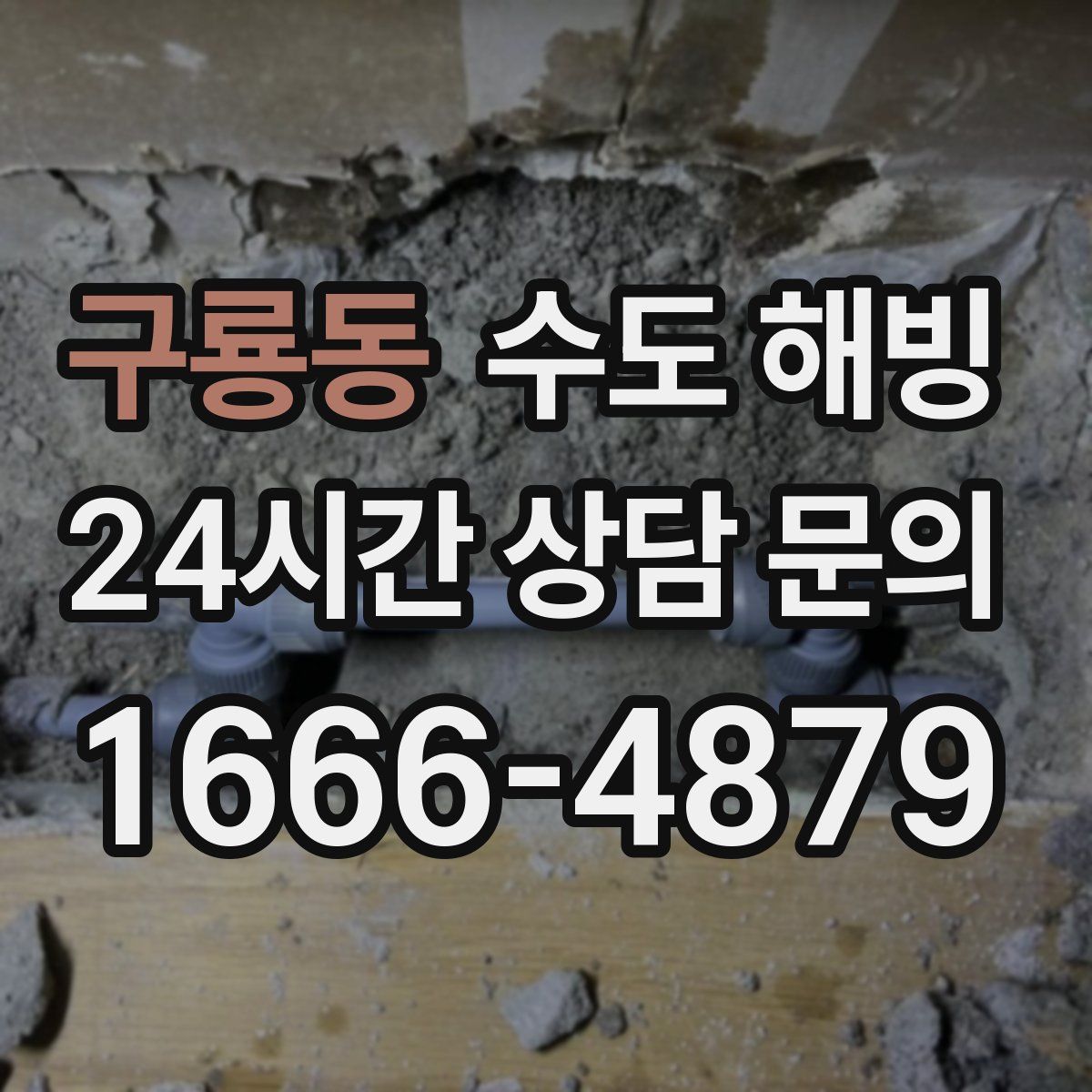 구룡동 수도 해빙