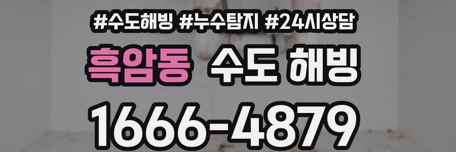 흑암동 수도 해빙