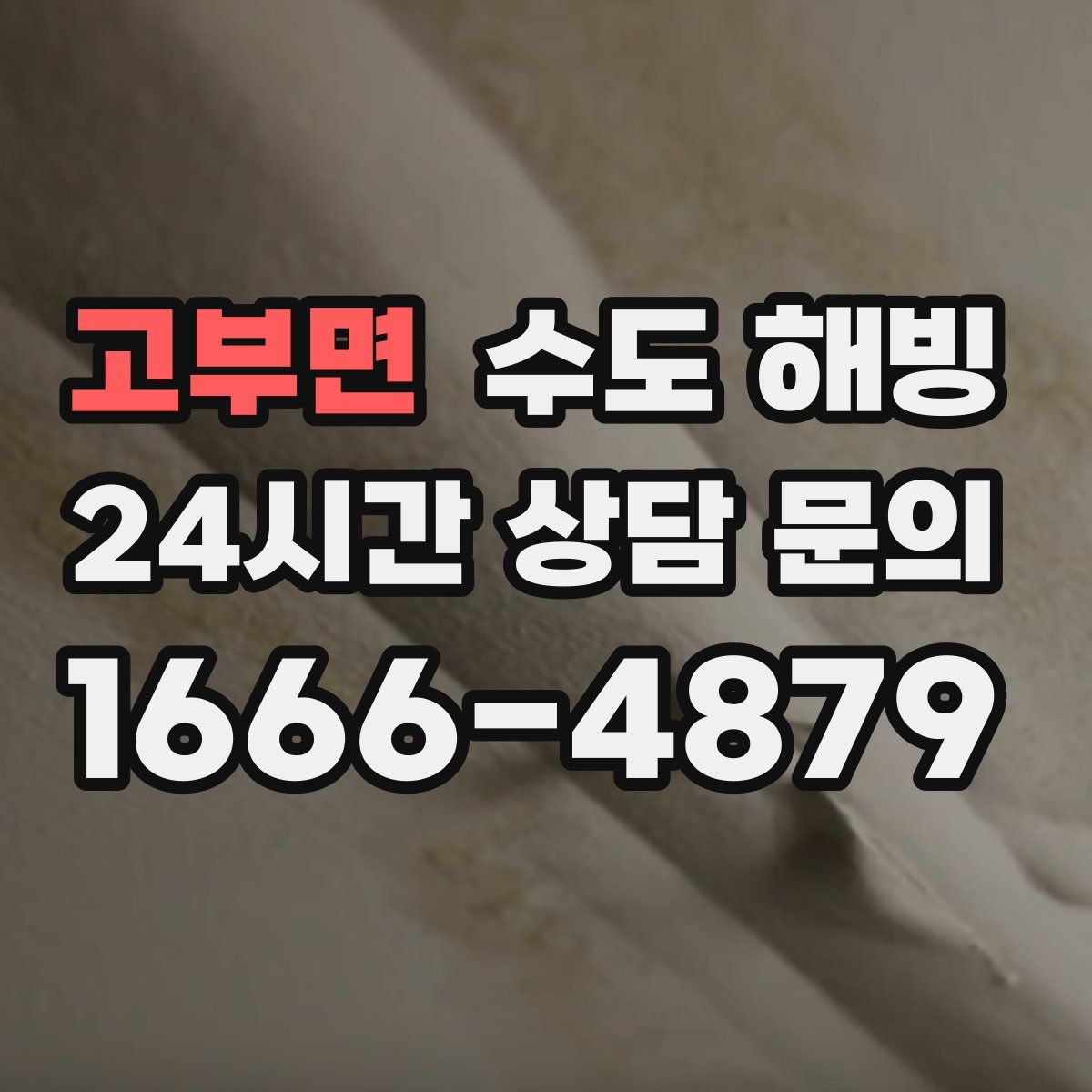 고부면 수도 해빙