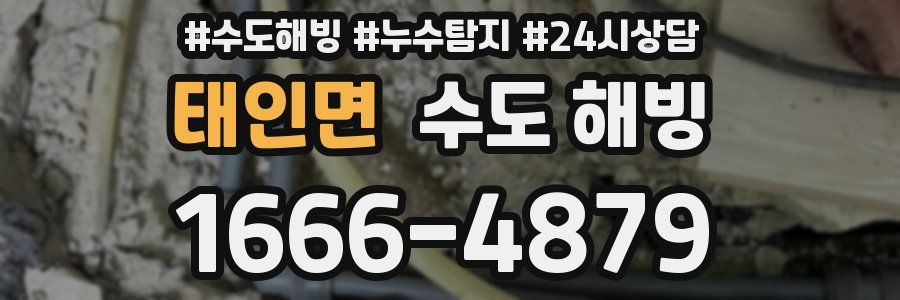 태인면 수도 해빙