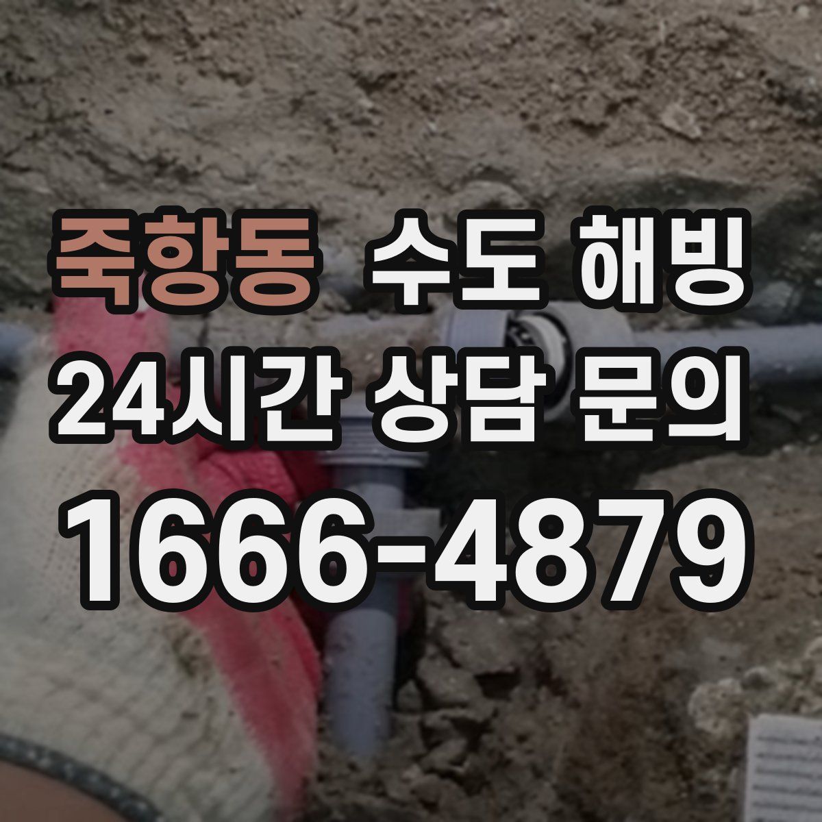 죽항동 수도 해빙