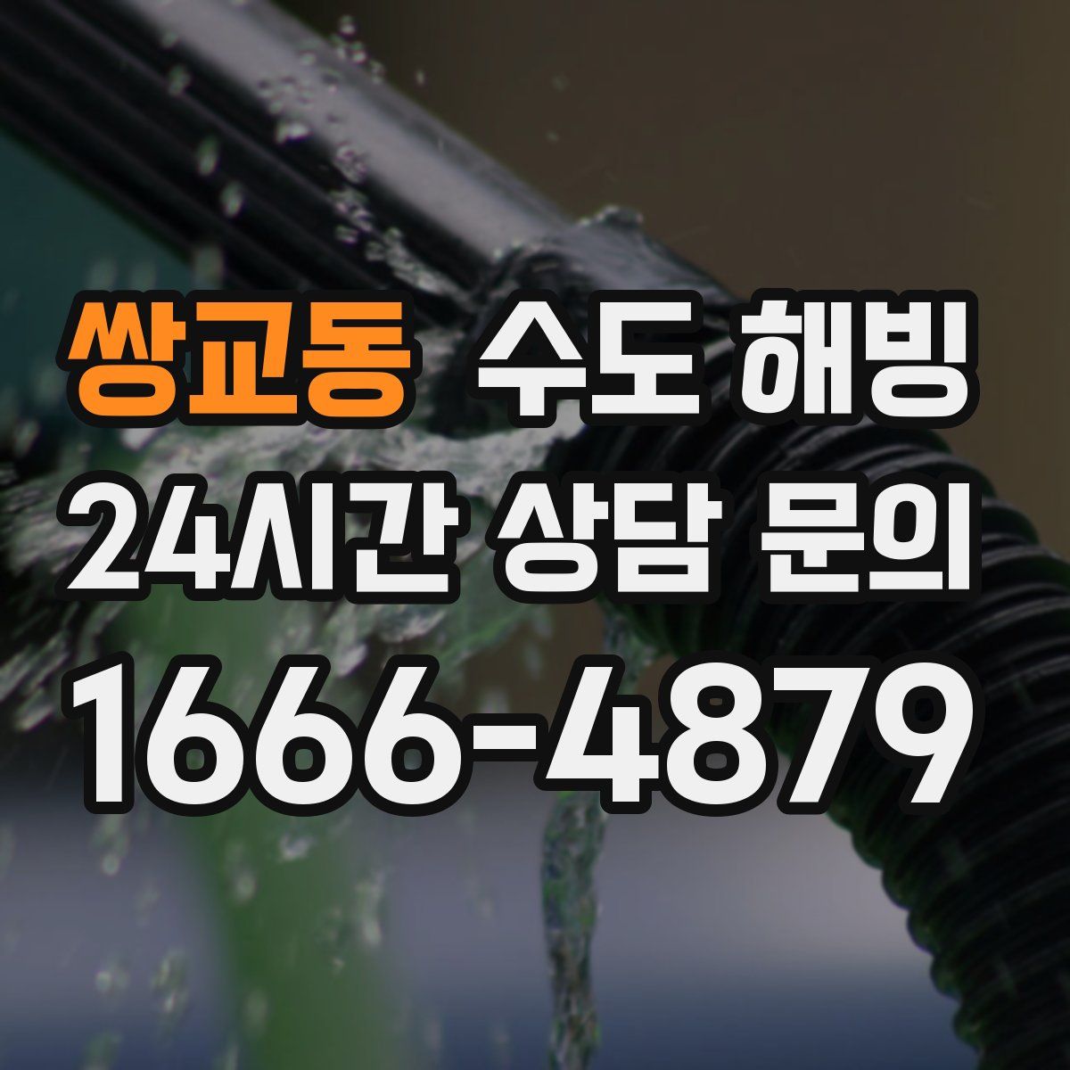 쌍교동 수도 해빙