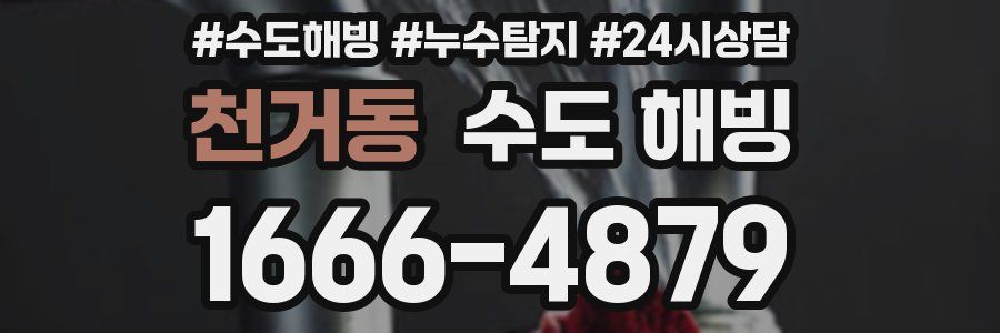 천거동 수도 해빙