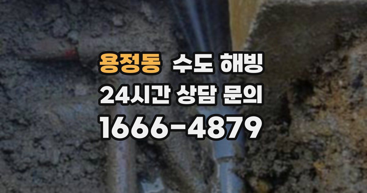 용정동 수도 해빙