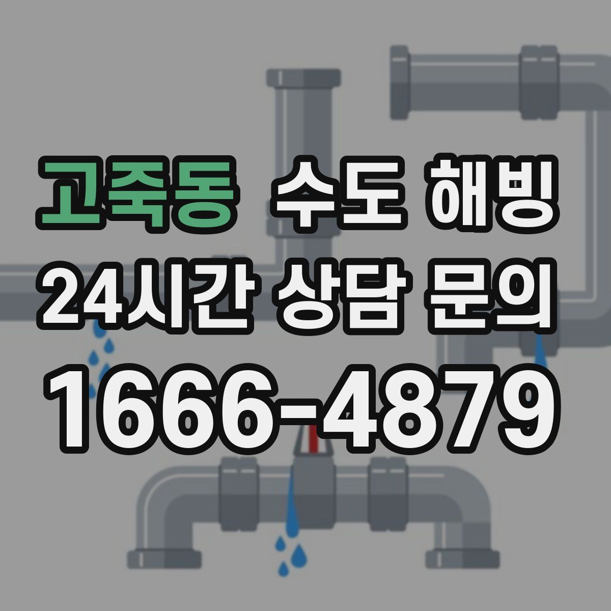 고죽동 수도 해빙