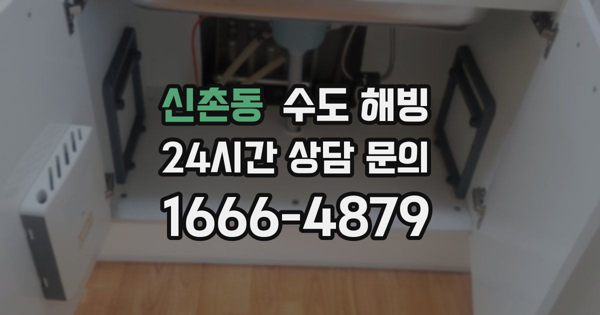 신촌동 수도 해빙