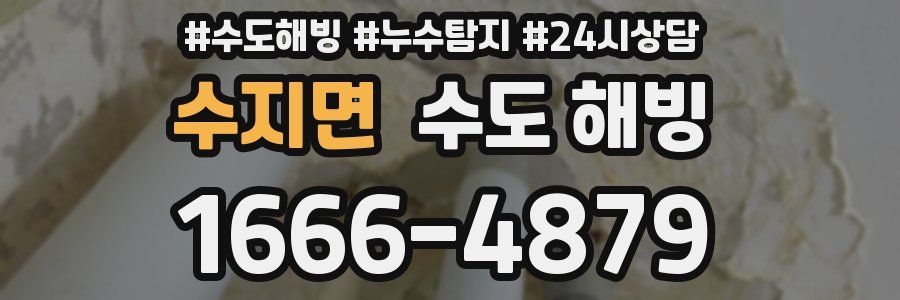 수지면 수도 해빙