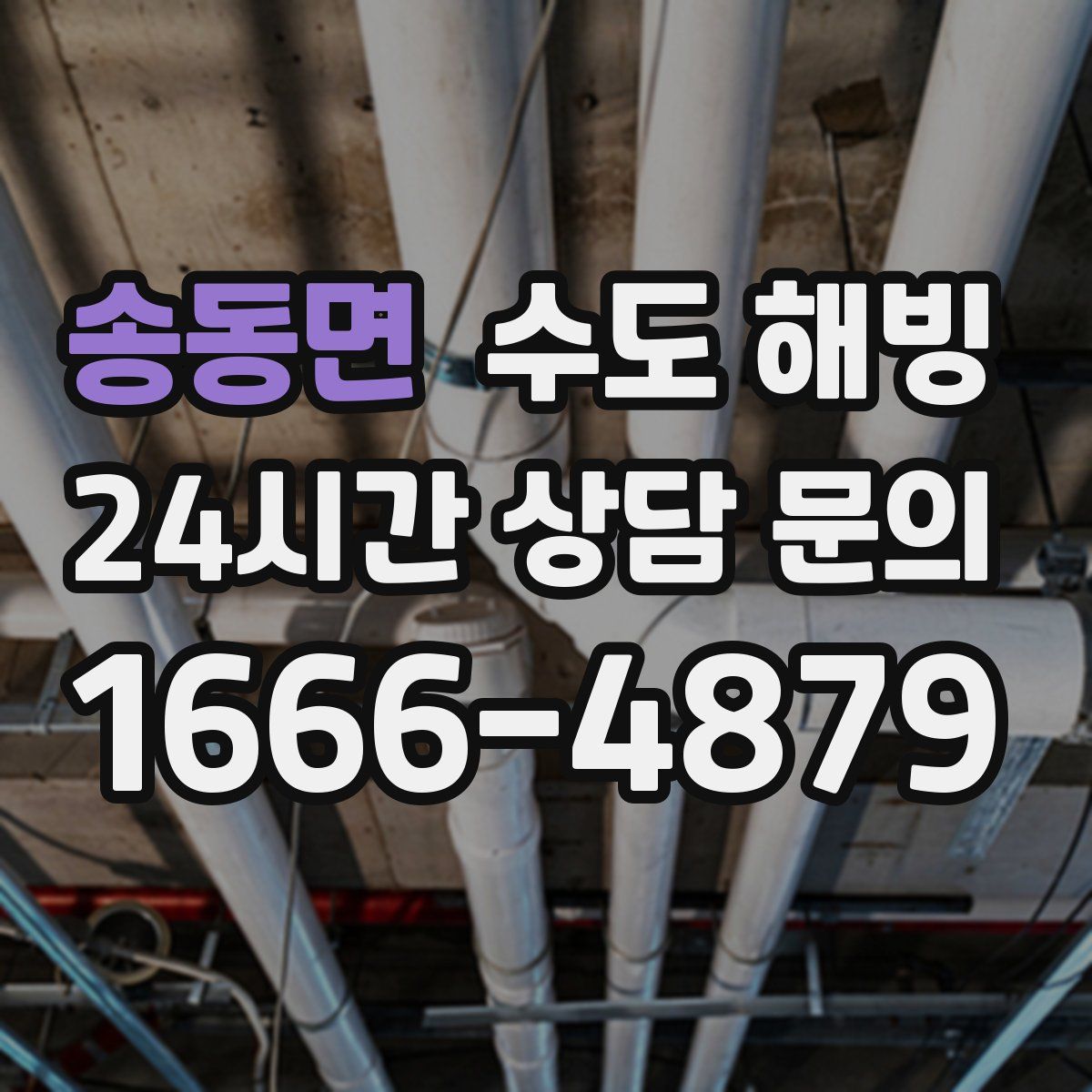 송동면 수도 해빙