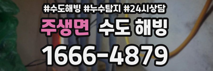 주생면 수도 해빙