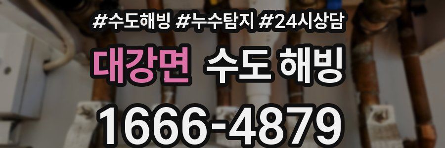 대강면 수도 해빙