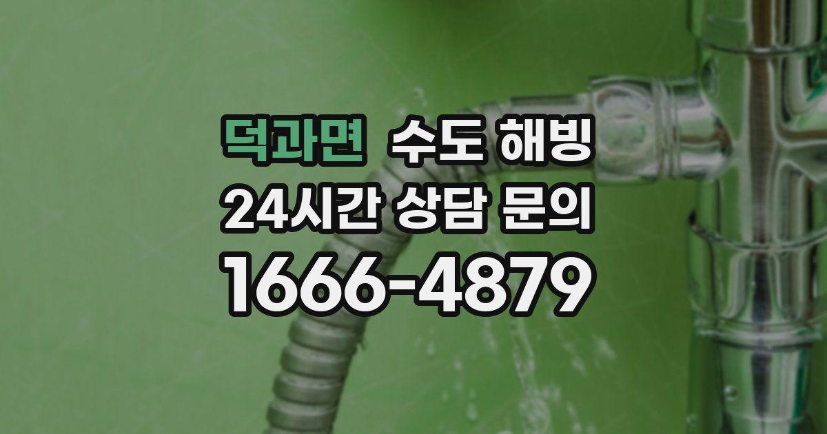 덕과면 수도 해빙