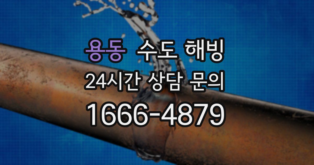 용동 수도 해빙