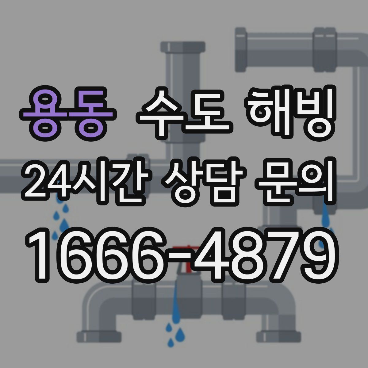 용동 수도 해빙