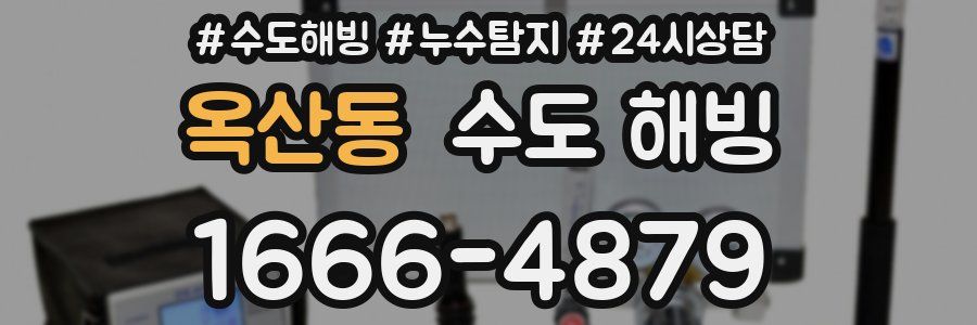 옥산동 수도 해빙