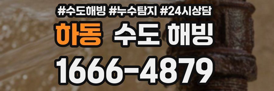 하동 수도 해빙