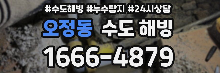 오정동 수도 해빙