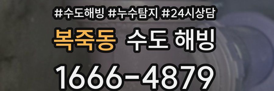 복죽동 수도 해빙