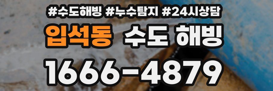 입석동 수도 해빙