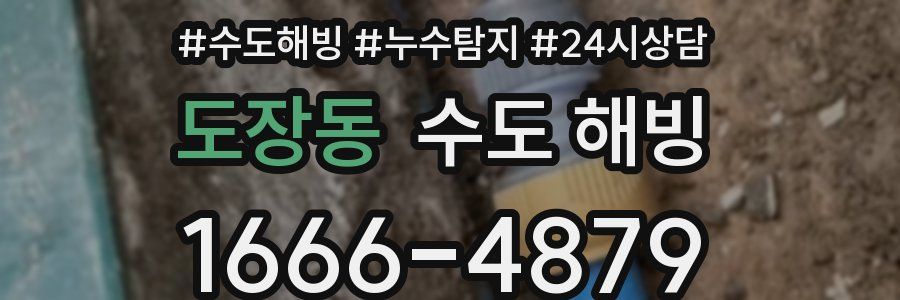 도장동 수도 해빙