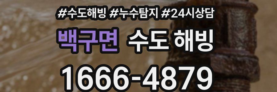 백구면 수도 해빙