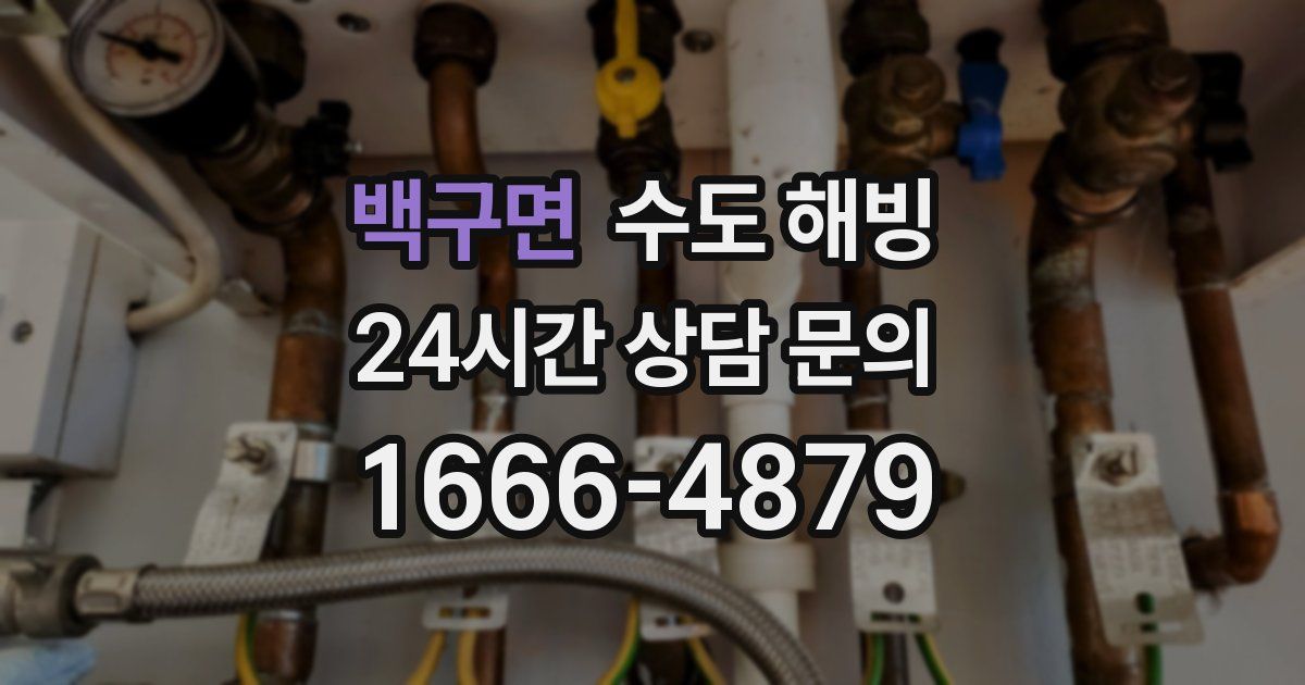 백구면 수도 해빙