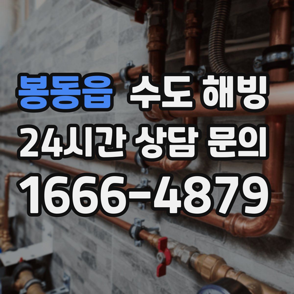 봉동읍 수도 해빙