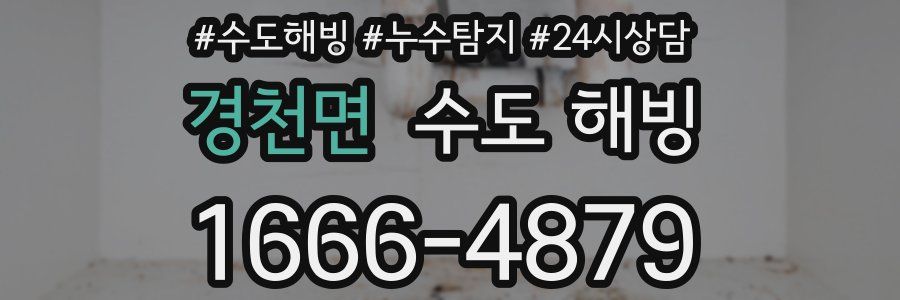 경천면 수도 해빙