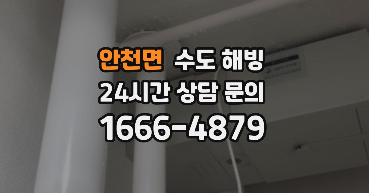 안천면 수도 해빙