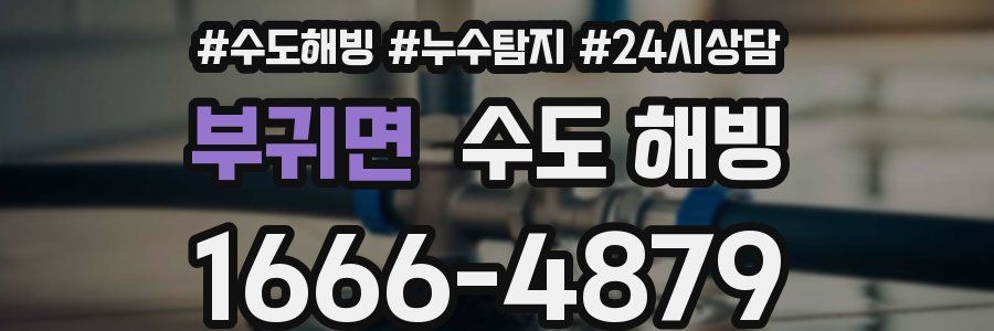 부귀면 수도 해빙