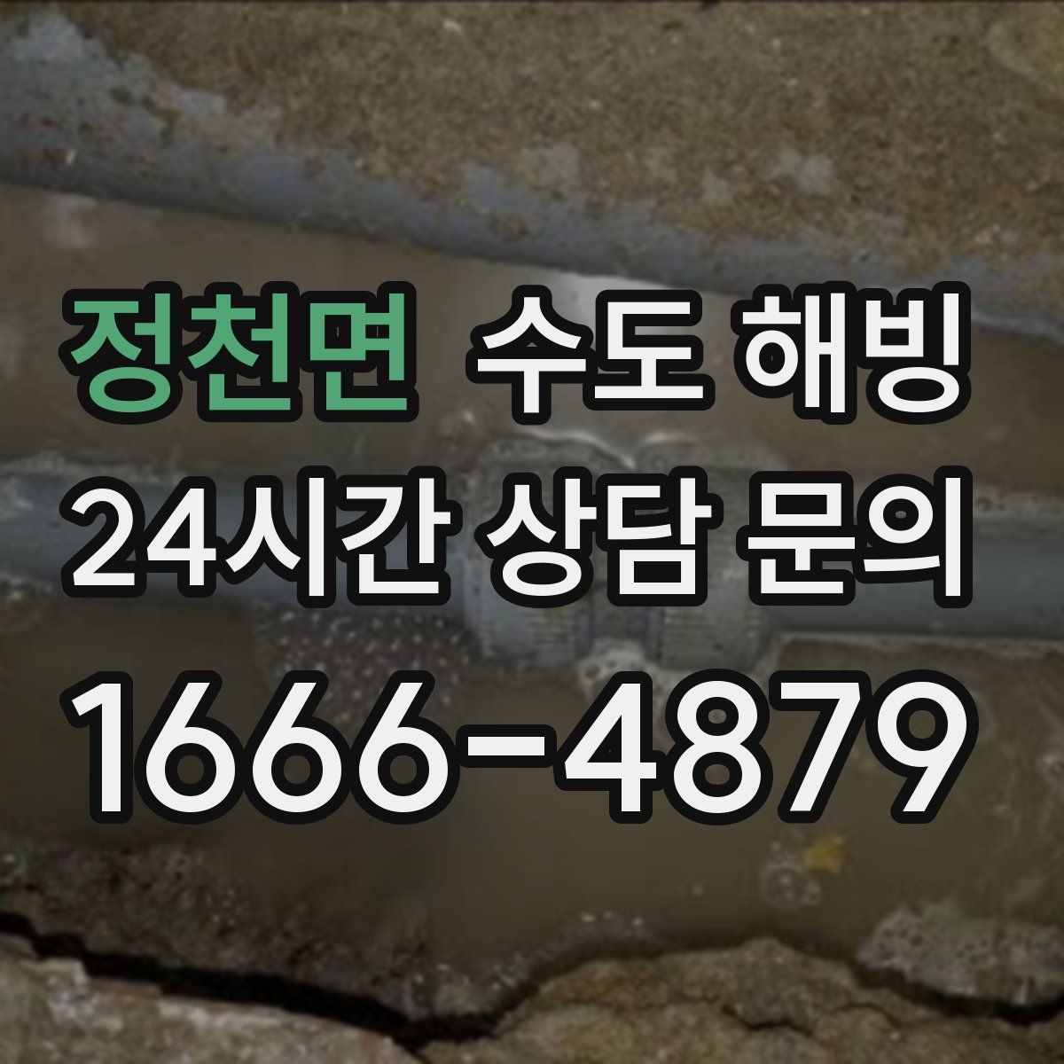 정천면 수도 해빙