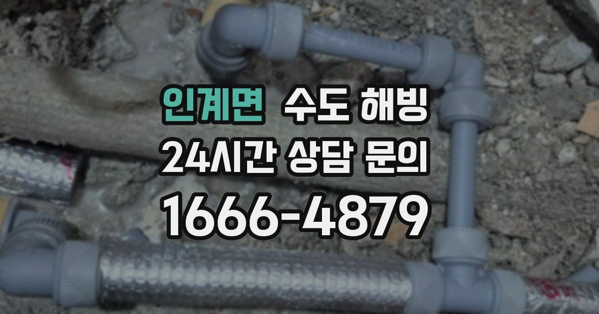 인계면 수도 해빙