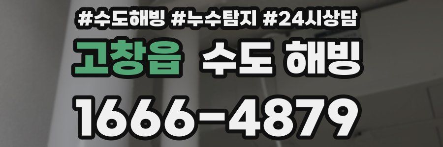 고창읍 수도 해빙