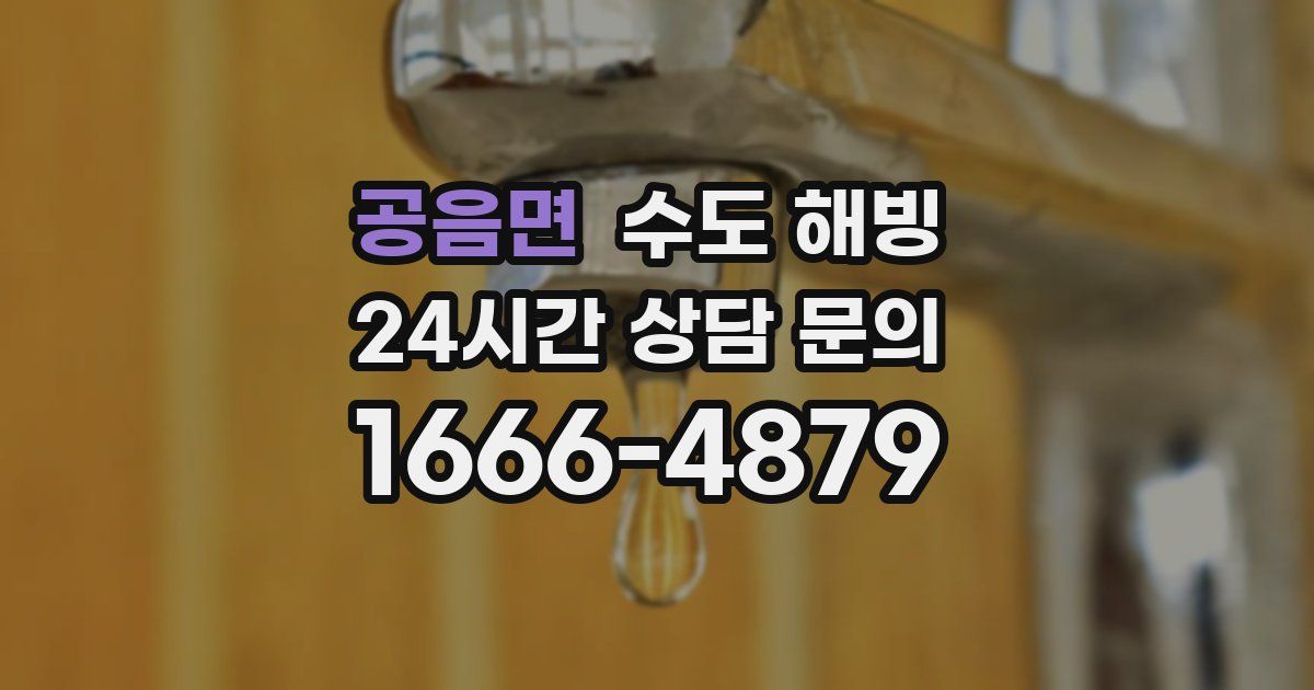 공음면 수도 해빙