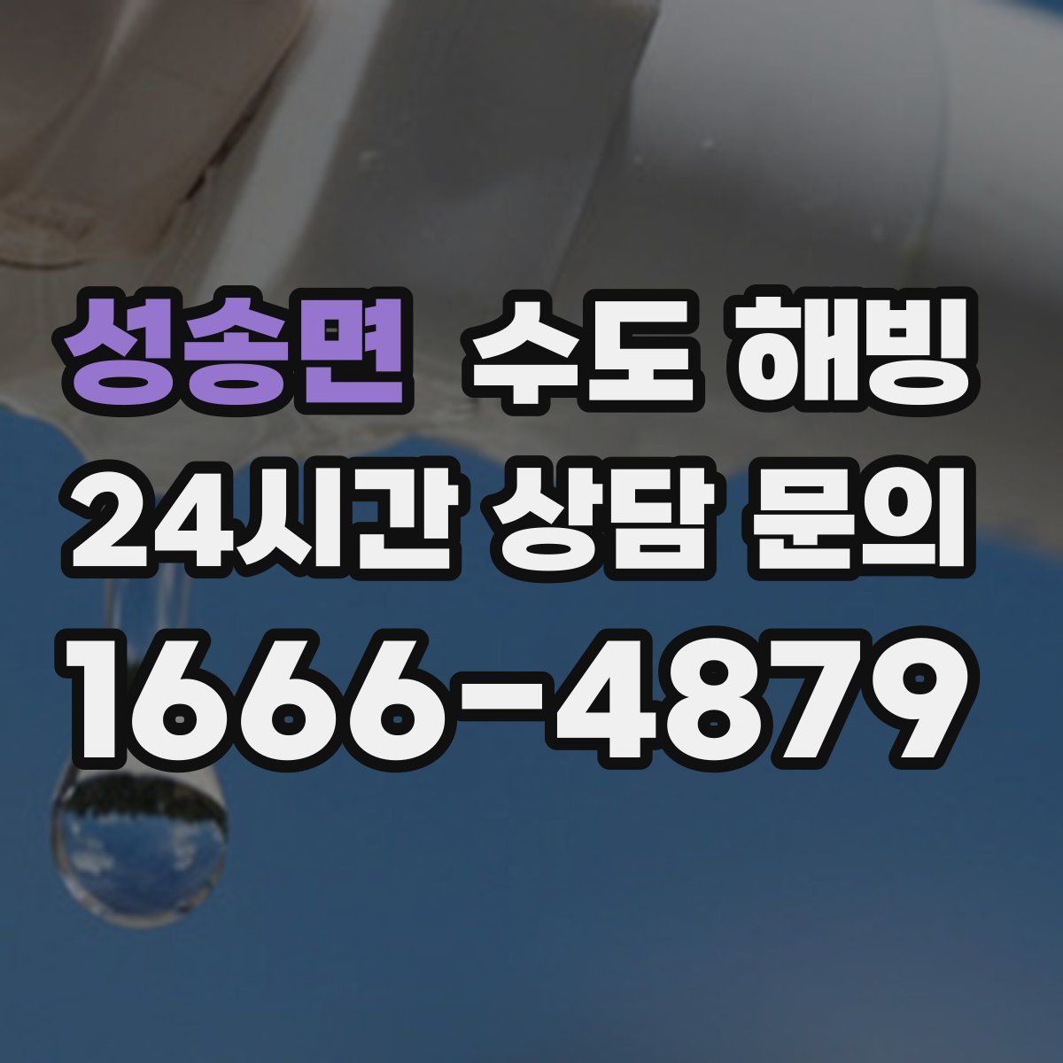 성송면 수도 해빙