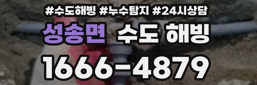 성송면 수도 해빙