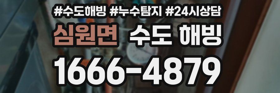 심원면 수도 해빙