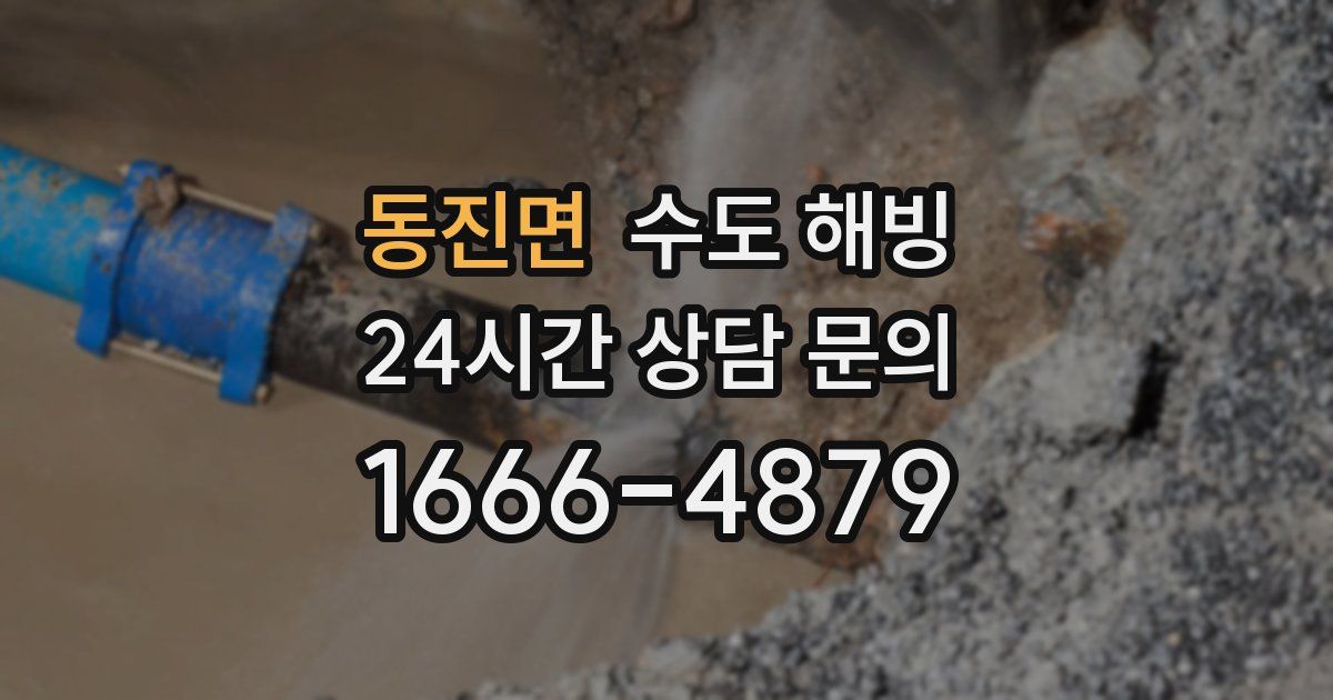 동진면 수도 해빙
