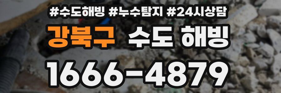 강북구 수도 해빙