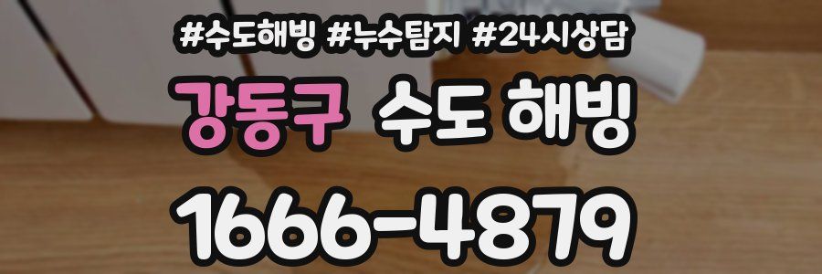 강동구 수도 해빙