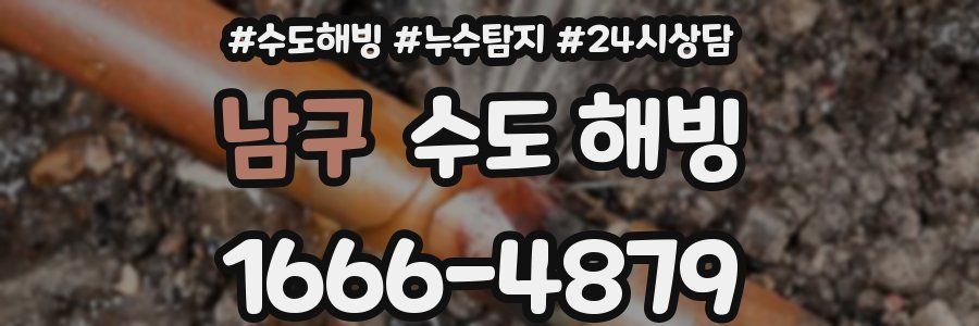 남구 수도 해빙