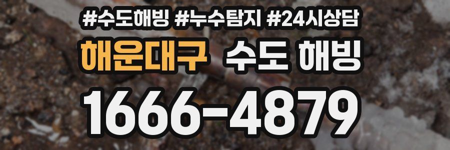 해운대구 수도 해빙