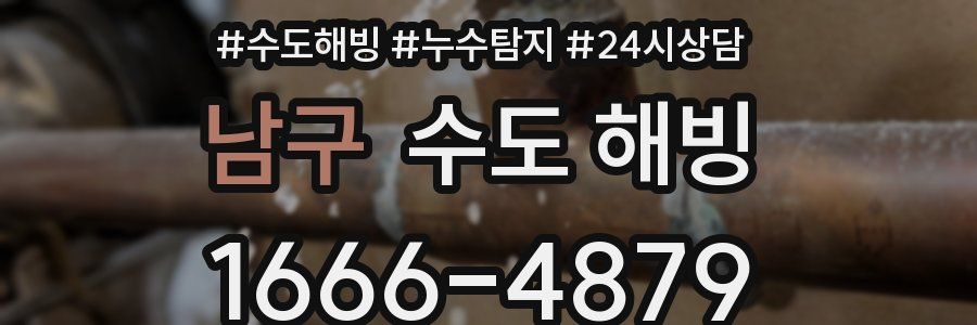 남구 수도 해빙