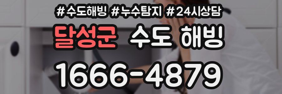 달성군 수도 해빙