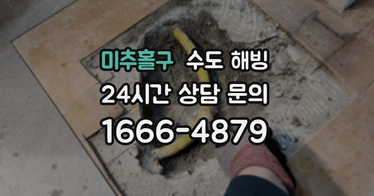 미추홀구 수도 해빙