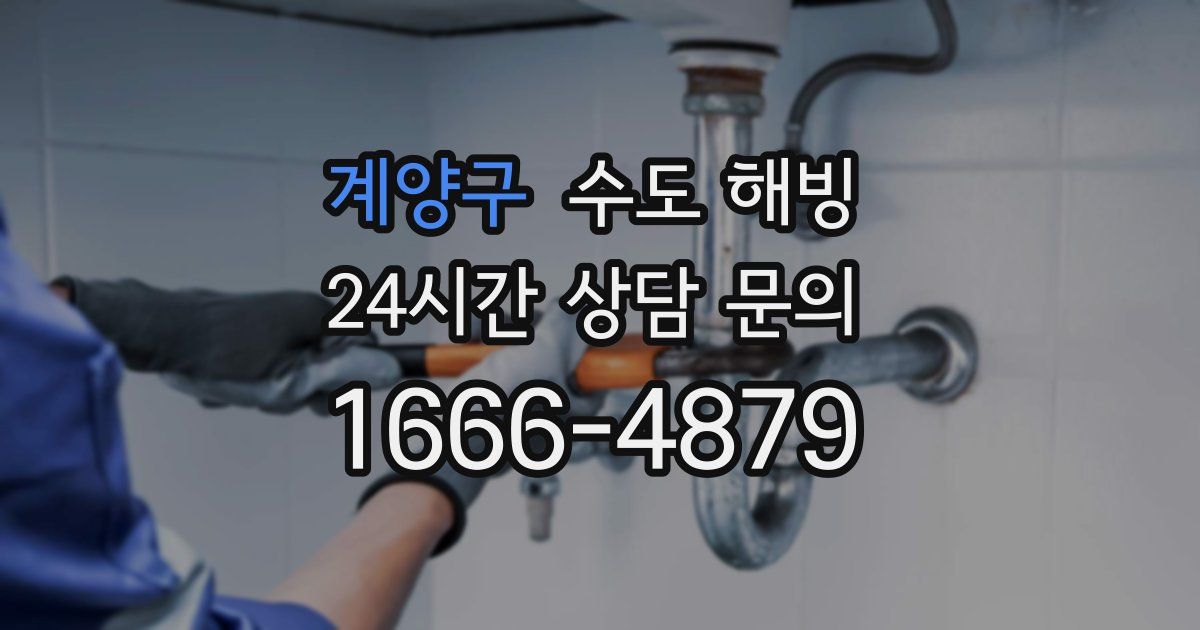 계양구 수도 해빙