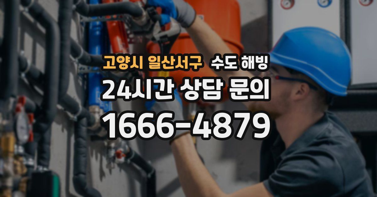 고양시 일산서구 수도 해빙